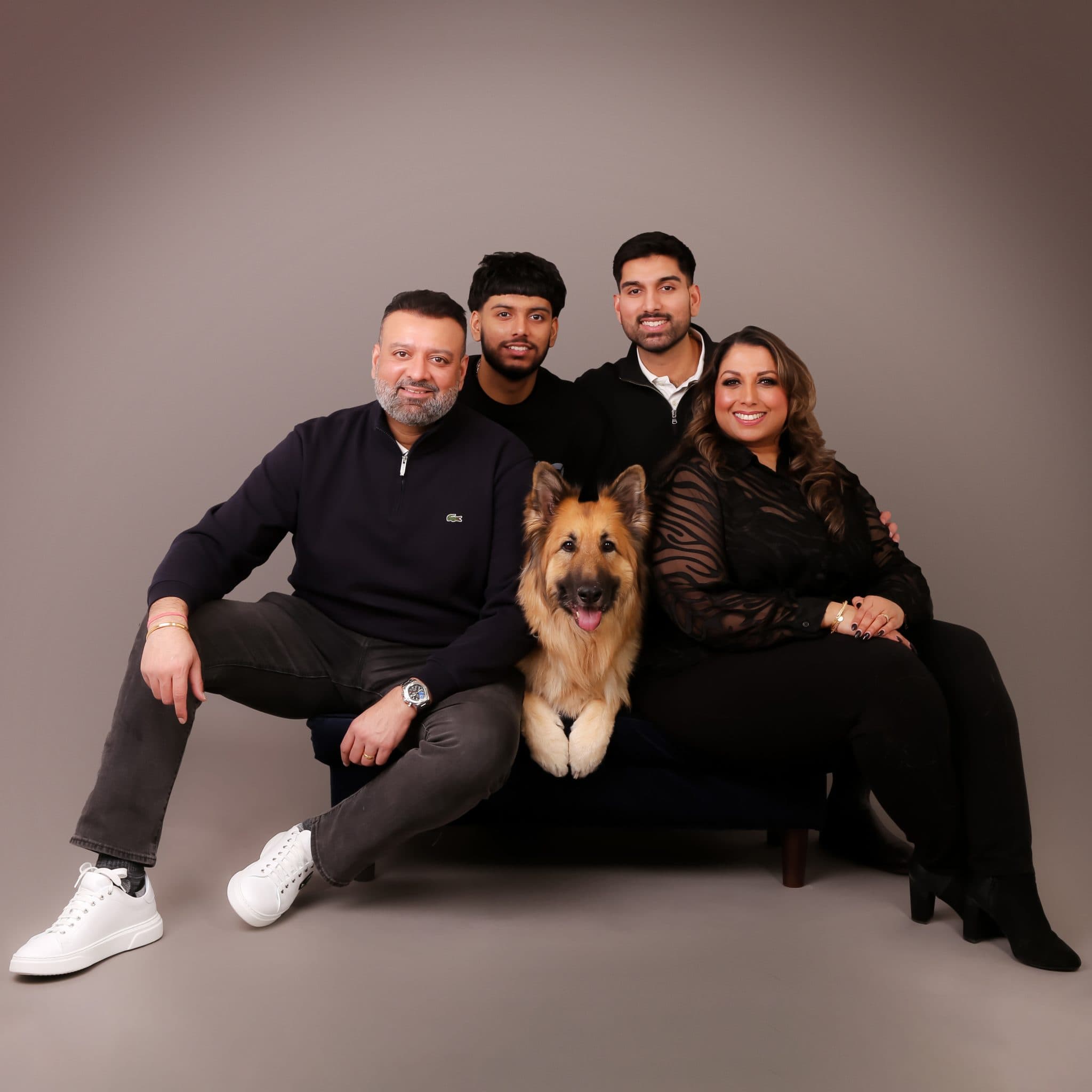 Full family portraits.