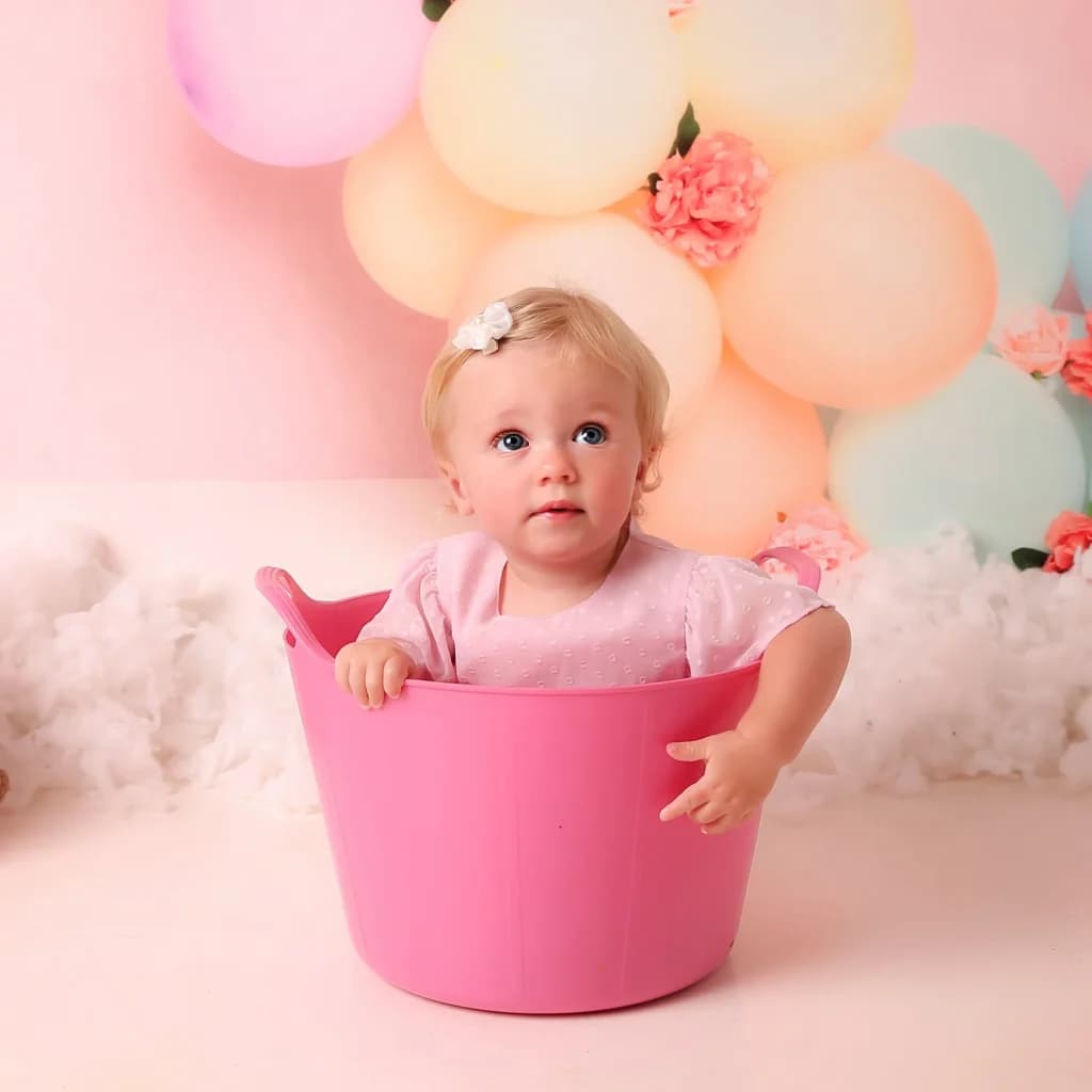 Pink backdrop