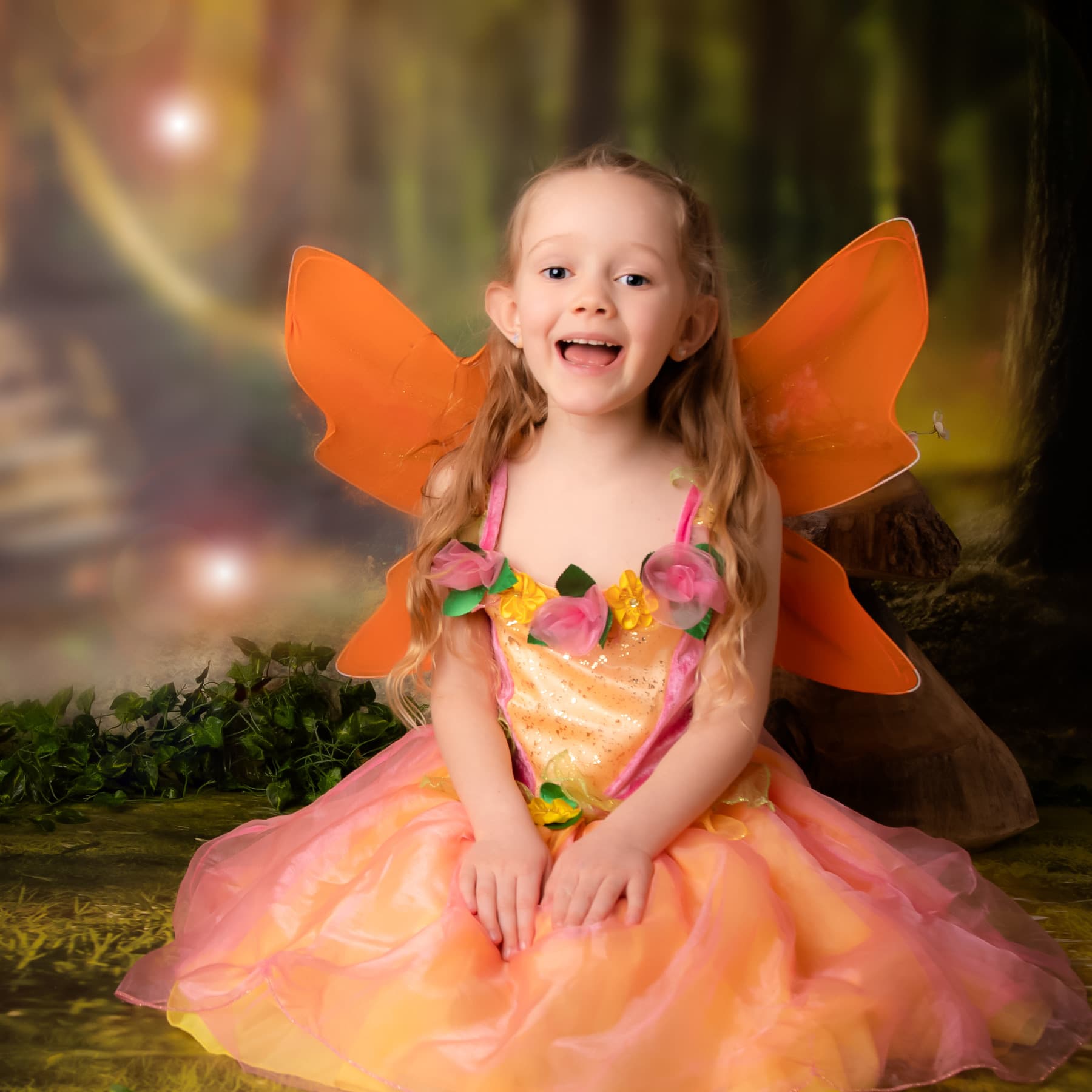 Classic fairy portrait with gentle retouching.