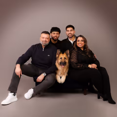 Full family portraits.