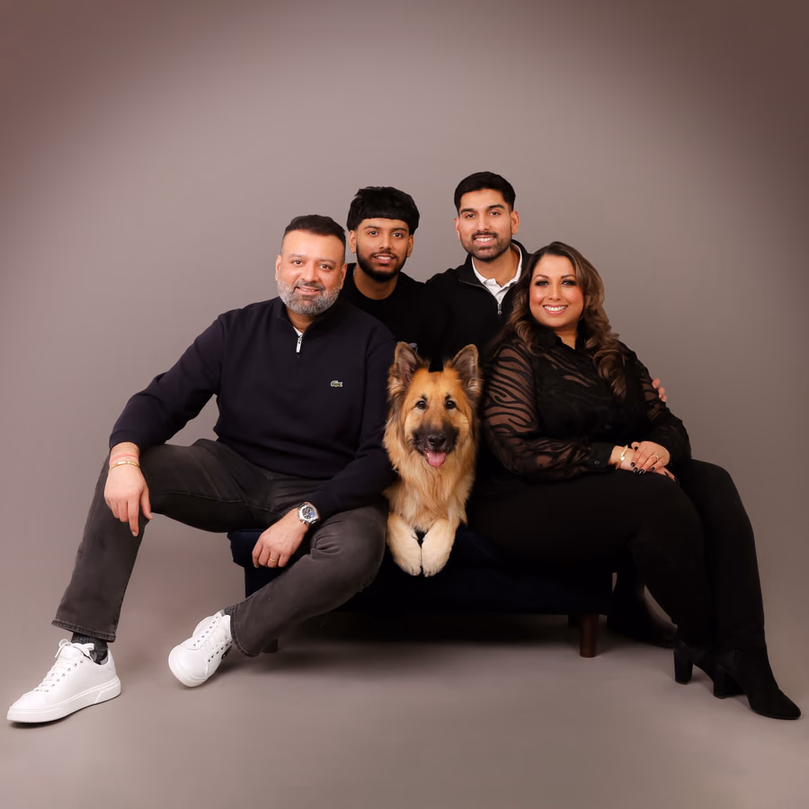 Full family portraits.